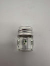 Lucky Gnome Glass Terp Pearl - Yoshi Egg in clear jar with green dots, ideal for enhancing dab sessions.