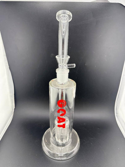 Lucky Goat Glass T515 13' Sherlock Bubbler 18mm 90° showcasing premium design and durable borosilicate glass.
