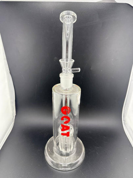 Lucky Goat Glass T515 13' Sherlock Bubbler 18mm 90° showcasing premium design and durable borosilicate glass.