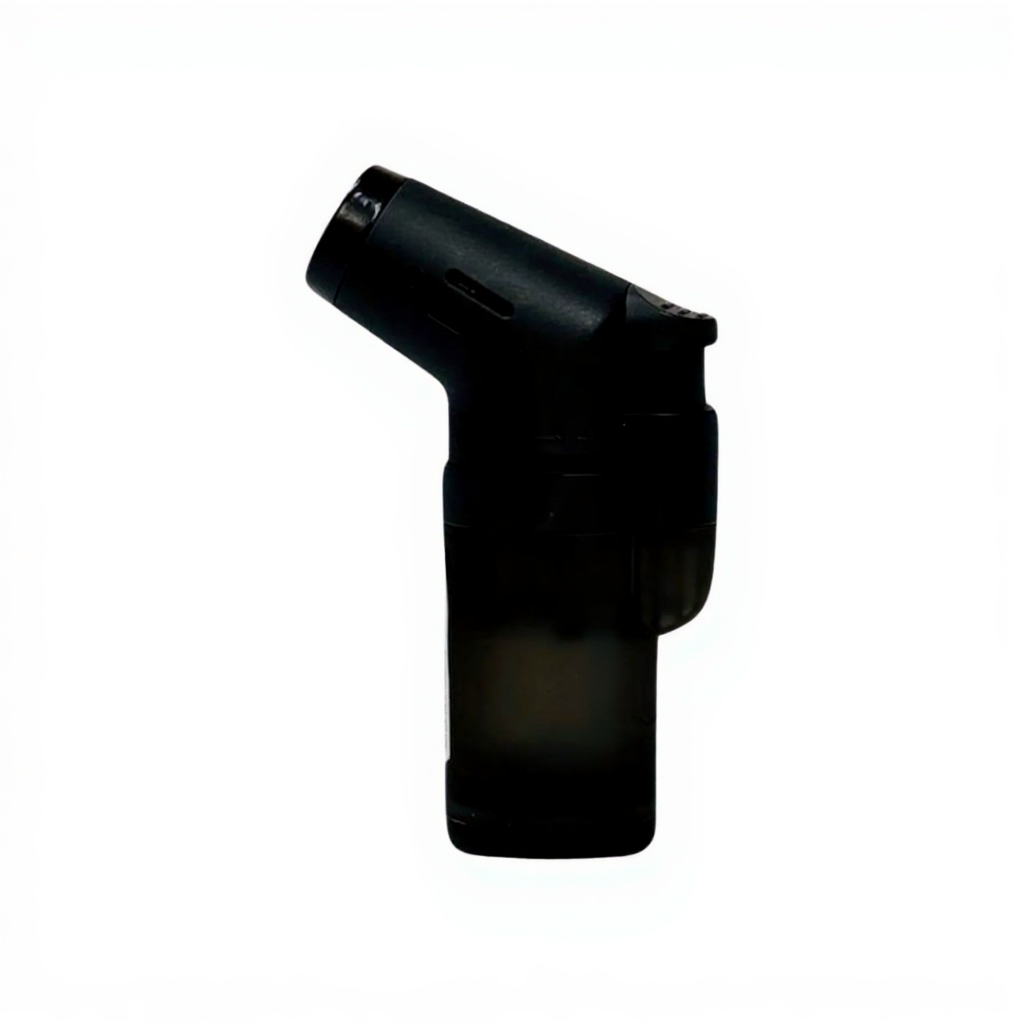 Maven Alpha Mini Torch in black, a compact jet flame lighter designed for precision lighting.