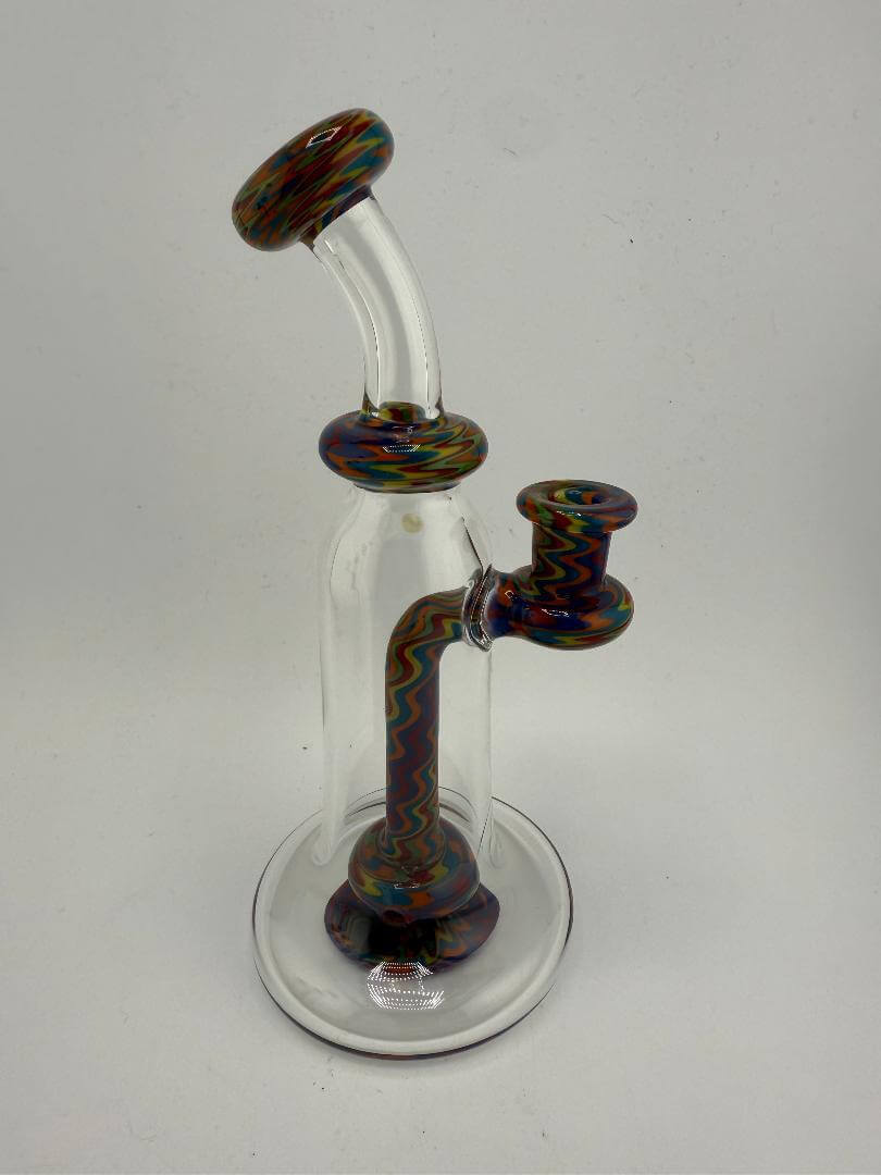 Mcdoogle Glass Banger Hanger Line Work Accents 10mm 90°