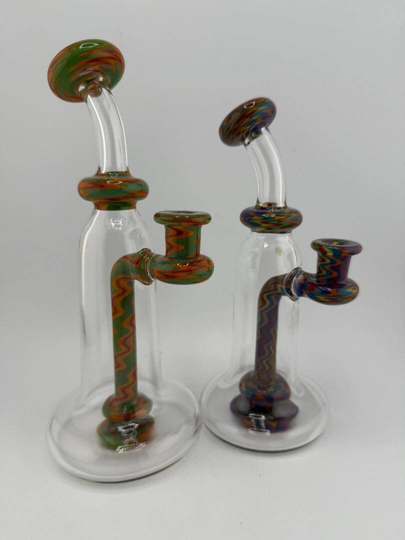 Mcdoogle Glass Banger Hanger Line Work Accents 10mm 90°
