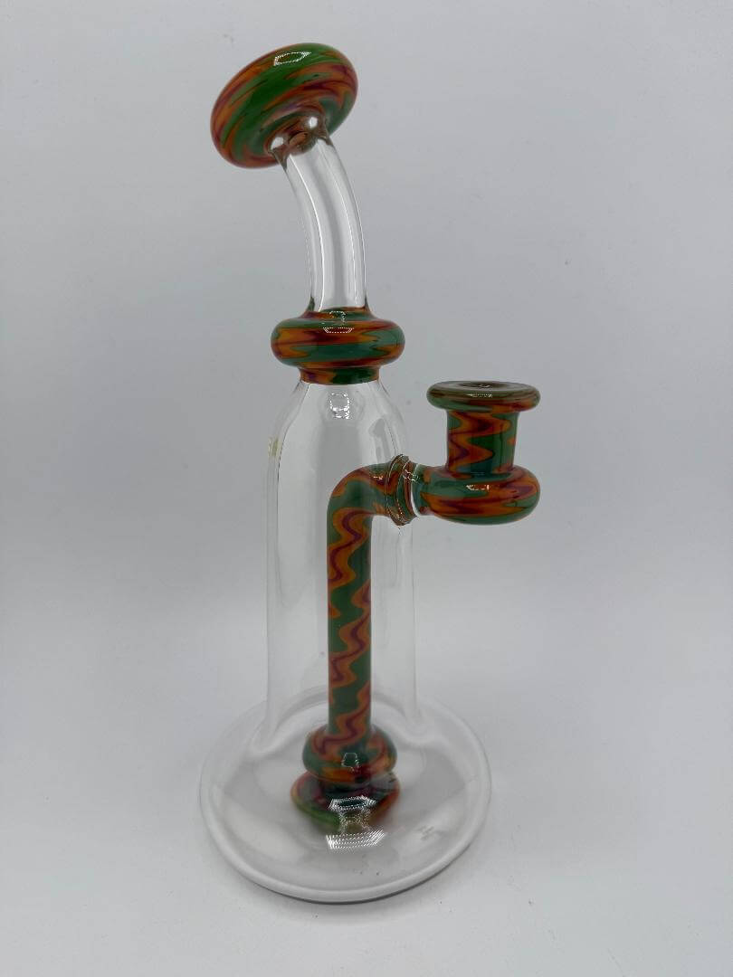 Mcdoogle Glass Banger Hanger Line Work Accents 10mm 90°