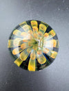 Mcdoogle Glass Marble - 30mm Fume Implosion with vibrant colors and fume design handcrafted in Spokane.