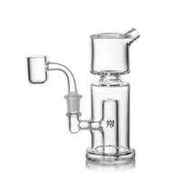 MJ Arsenal Column Mini Rig featuring a sleek design and efficient vapor production for dabbing enthusiasts.