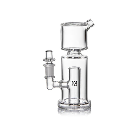 MJ Arsenal Column Mini Rig - sleek glass dab rig for efficient vapor production.