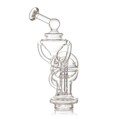 MJ Arsenal Fabcycler Focus V Carta Top premium glass attachment for smooth vapor.