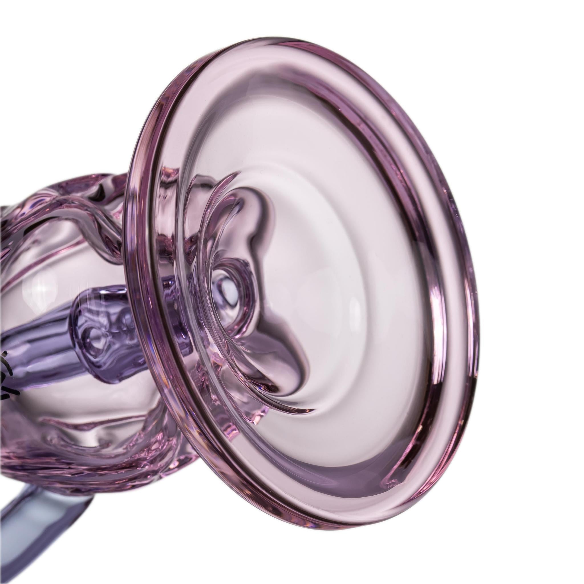 MJ Arsenal Rig - Heart To Heart Mini Rig with vibrant pink and purple glass detail.