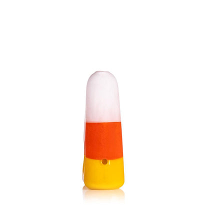 MJ Arsenal Candy Corn Pipe featuring vibrant candy corn colors in a limited edition hand pipe design.