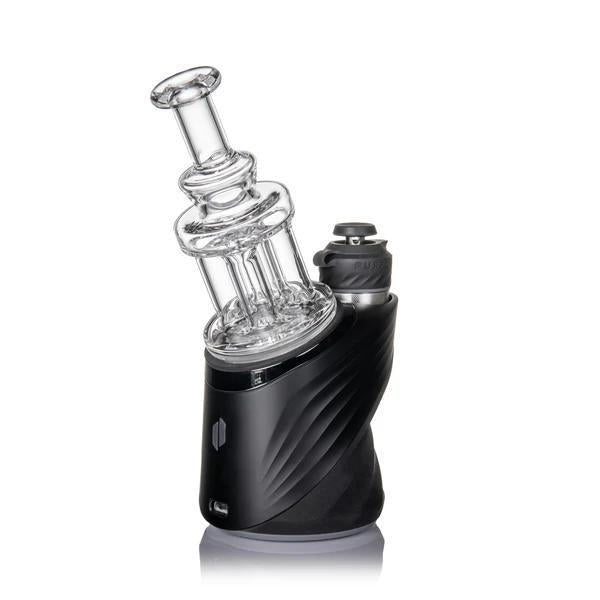 MJ Arsenal Quadra Peak Attachment showcasing a black design with a precision-engineered dry top for clean vapor.