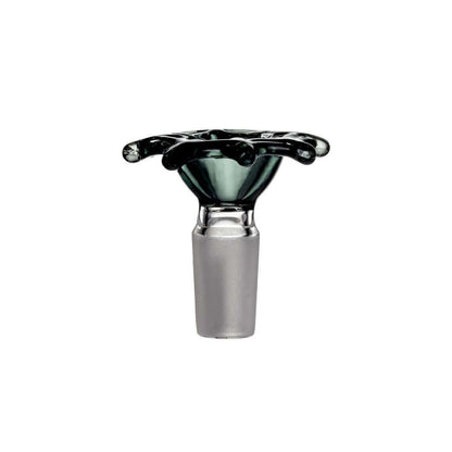 MJ Arsenal Spiderweb Flower Bowl 14mm featuring a unique spiderweb design and durable glass construction.