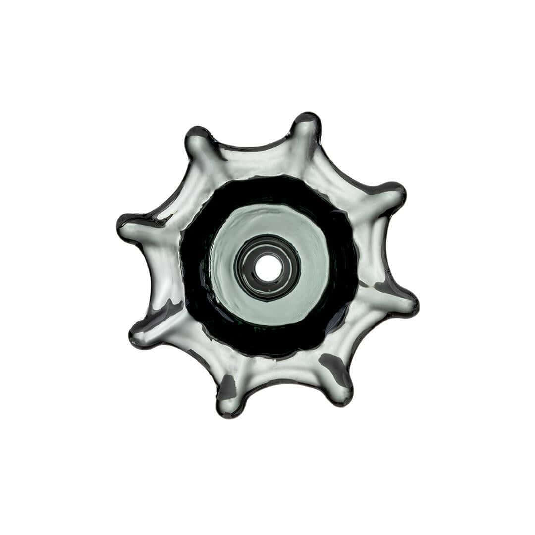 MJ Arsenal Spiderweb Flower Bowl 14mm with unique design for improved airflow and smooth draws.