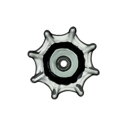 MJ Arsenal Spiderweb Flower Bowl 14mm with unique design for improved airflow and smooth draws.