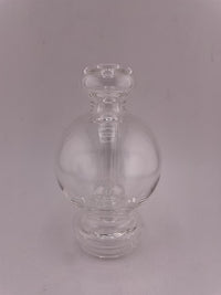 Puffco Peak replacement glass orb showing the round orb design made of borosilicate glass.