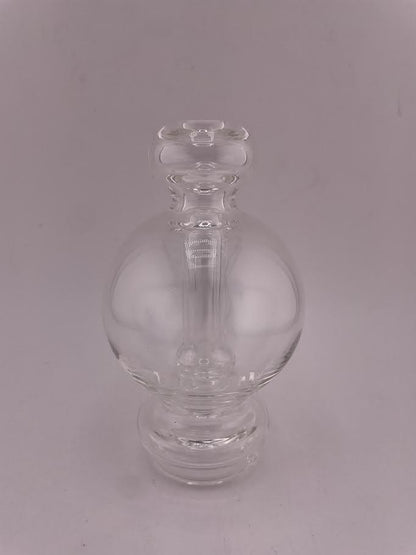 Puffco Peak replacement glass orb showing the round orb design made of borosilicate glass.