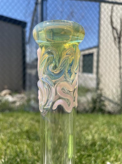MJHoG Straight Flower Piece - Squiggle tech 14mm 45