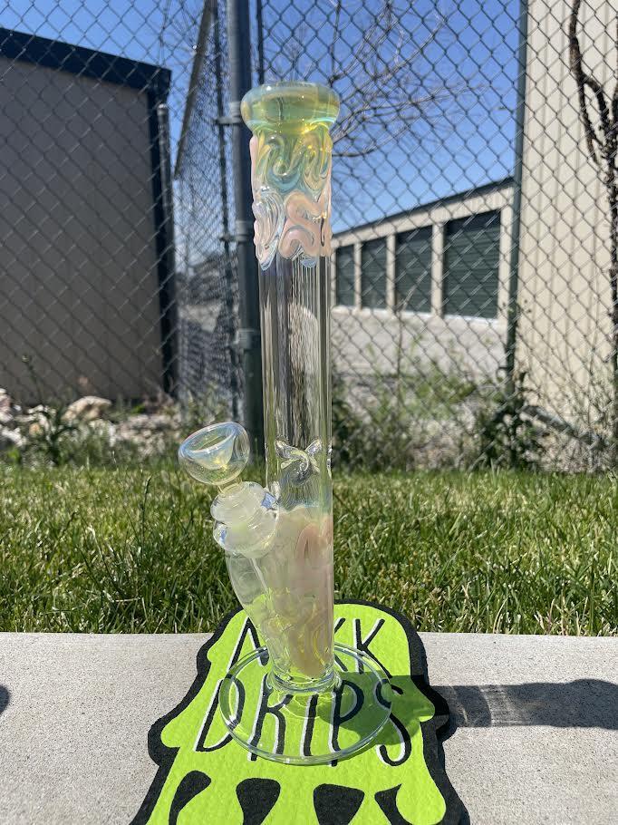 MJHoG Straight Flower Piece - Squiggle tech 14mm 45