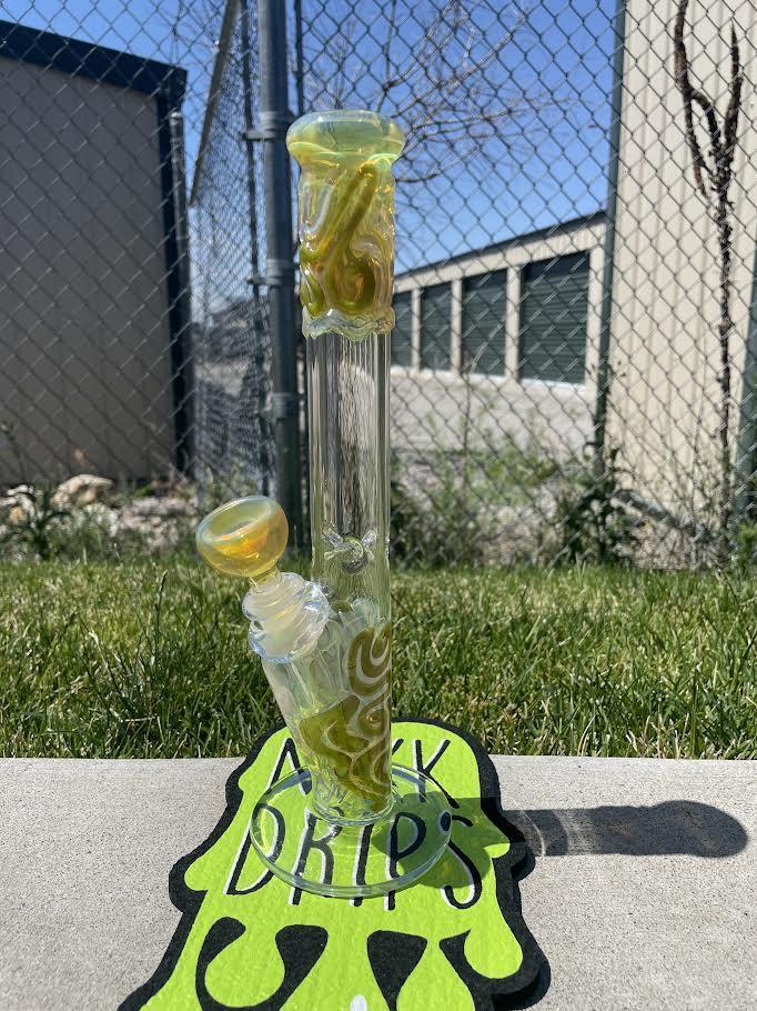 MJHoG Straight Flower Piece - Squiggle tech 14mm 45