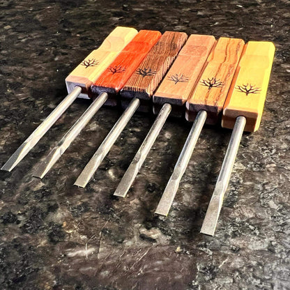 Mystic Timber Dab Tool - Pocket Flat Shovel collection featuring premium hardwood handles and precision tips.