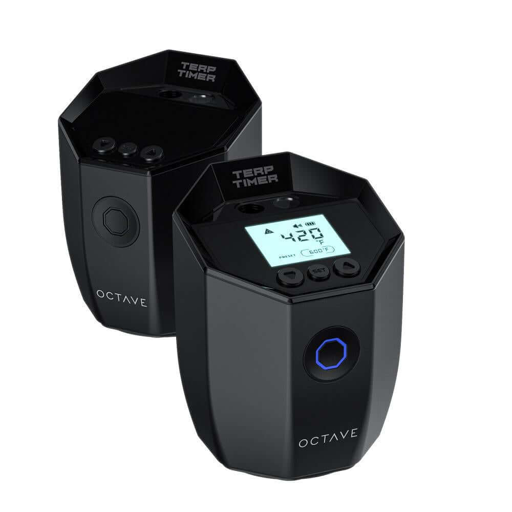 Octave Terp Timer device designed for precise temperature control during concentrate sessions.
