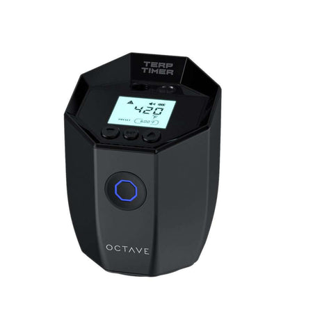 Octave Terp Timer for precise temperature control in concentrate sessions.