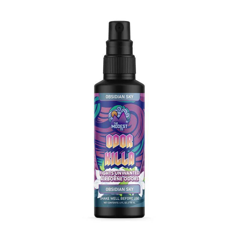 Odor Killa 4oz spray bottle, powerful odor neutralizer for eliminating unwanted smells in home, car, and more.