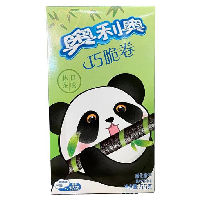 Oreo Matcha Wafer Rolls Panda Limited Edition (China Import) packaging with panda design.