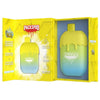 PacksPod 5000 disposable vape in yellow and blue packaging, highlighting premium features and flavors.