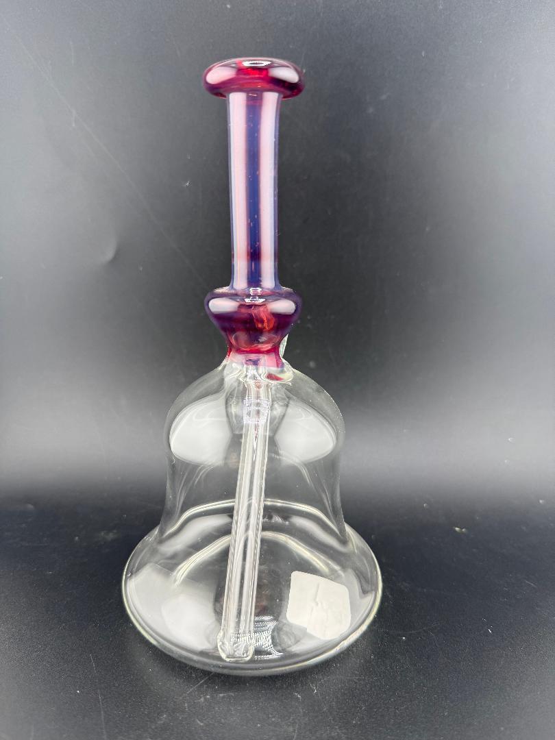 Paul Smith Glass Purple Rig – 10mm 45° Joint, hand-blown purple glass rig, available at Nikk Drips.