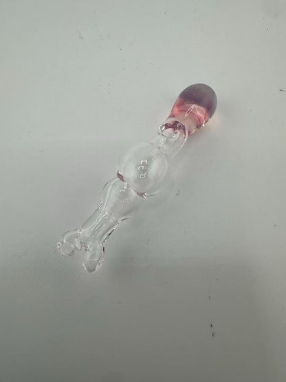 Paulson Pieces Dr Dabber Switch 2 - Spinner Cap with Color Accent, handcrafted borosilicate glass for optimal airflow.