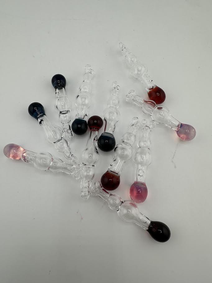 Paulson Pieces Dr Dabber Switch 2 - Spinner Cap with Color Accent, handcrafted glass caps for enhanced airflow.