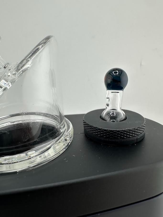 Paulson Pieces Dr Dabber Switch 2 - Spinner Cap with Color Accent on setup showcasing durability and design.