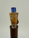 Paulson Pieces Frit Puffco Pivot Glass Replacement Top in vibrant colors, designed for Puffco Peak and Peak Pro.