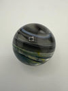 Handcrafted medium-sized marble slurper top by Paulson Pieces, featuring unique swirling colors and designs.