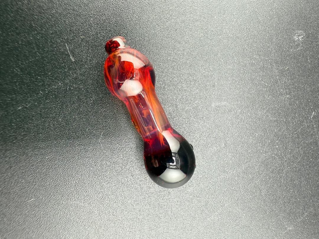Paulson Pieces Puffco Proxy Ball Cap Replacement - handcrafted glass accessory in fiery colors.