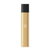 Pax Era Go portable vaporizer in gold color, designed for 50% bigger hits and flavorful draws.