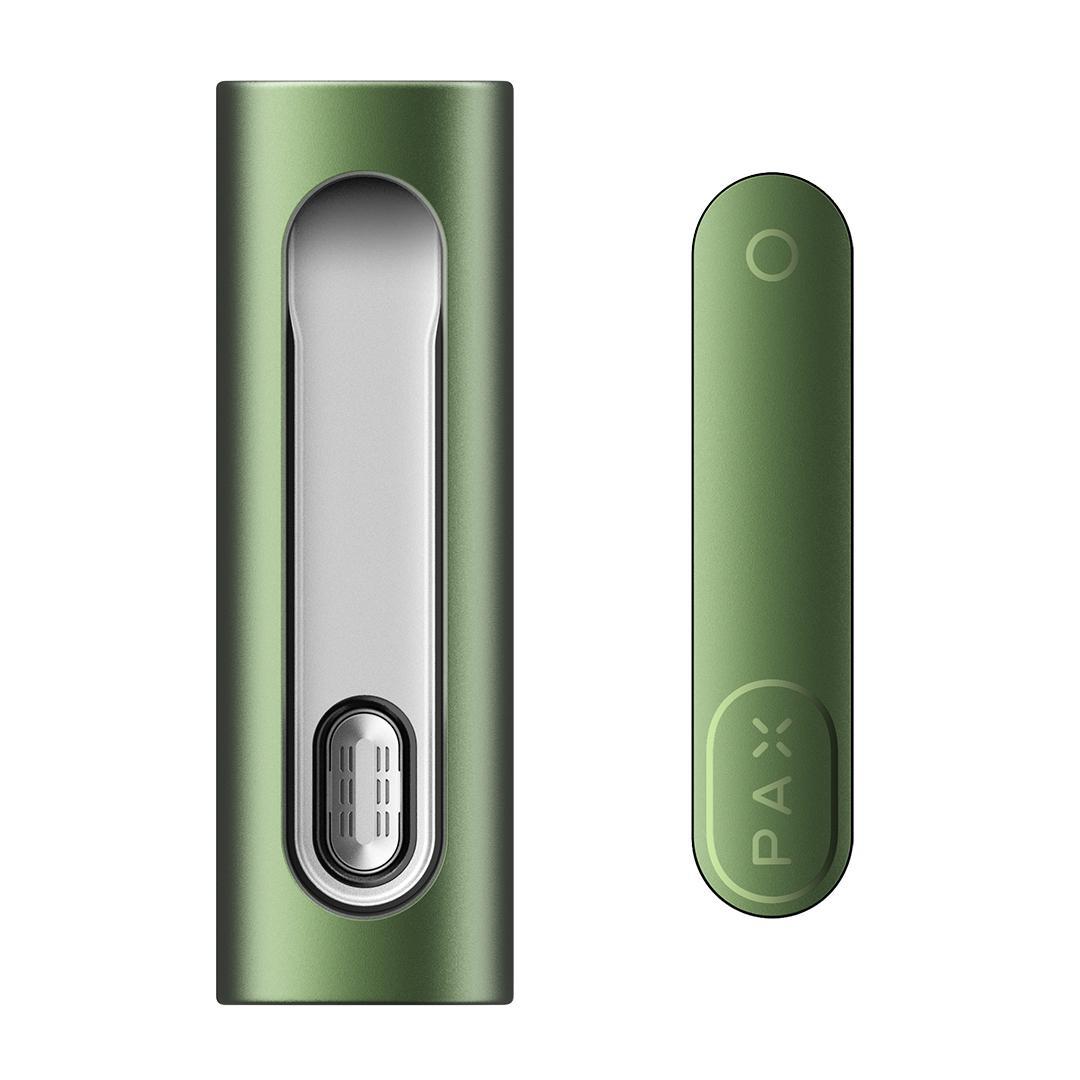 Pax Flow Bundle in Onyx featuring the PAX Flow Device and Grip Sleeve for enhanced vaporization performance.