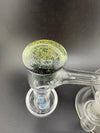 Phatt Mat Glass Dichro Terp Slurper Topper close-up showing vibrant colors and detailed craftsmanship on a dabbing accessory.