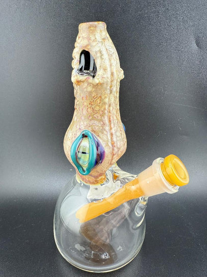 Phranq Glass Dragon Top / Clear Base Jammer 10mm 45° with intricate dragon design and clear base for smooth hits.