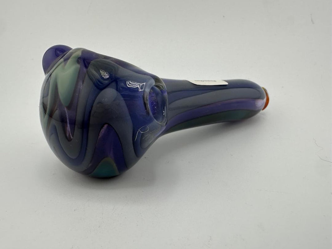 Phranq Glass Dry Pipe - Fully Line Worked