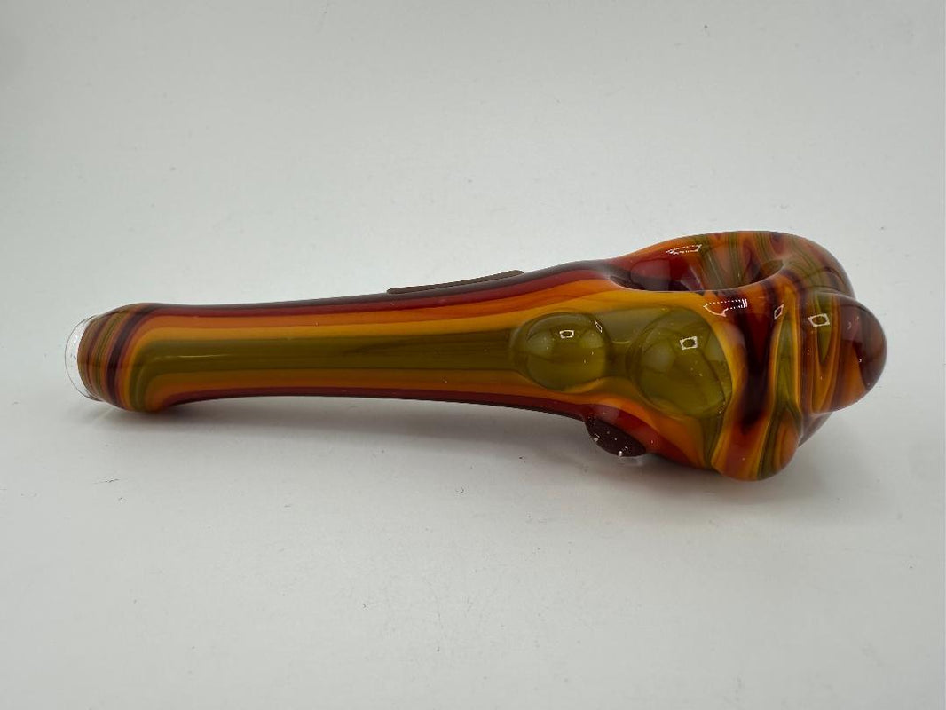Phranq Glass Dry Pipe - Fully Line Worked