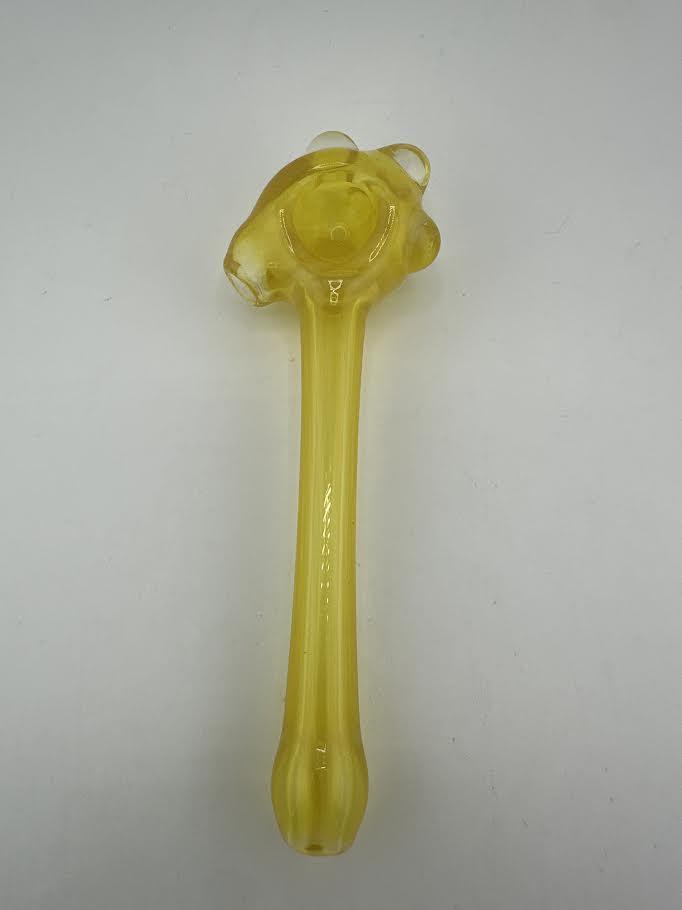 Phranq Glass Hand Pipe - Yellow Long
