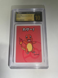 Pokémon Playing Cards | 2019 Japanese Charmander | Old Maid | CGC Pristine 10 | Cert #6133066052