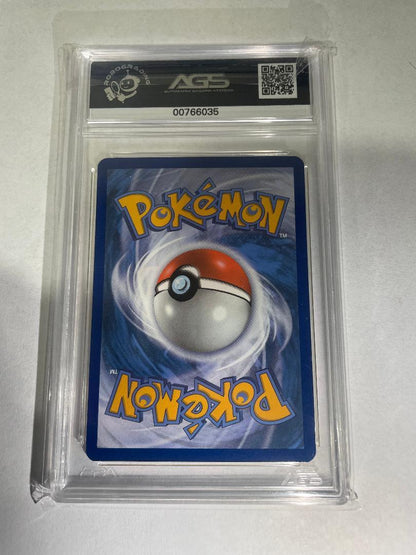 Pokémon TCG | 2021 Bulbasaur 1/25 | McDonald's Collection | AGS Mint 9 | Cert #00766035 card back in protective case