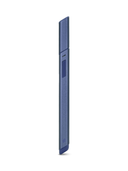 Puffco Hot Knife heated loading tool in blue color, USB-C chargeable with ceramic tip for sticky extracts.