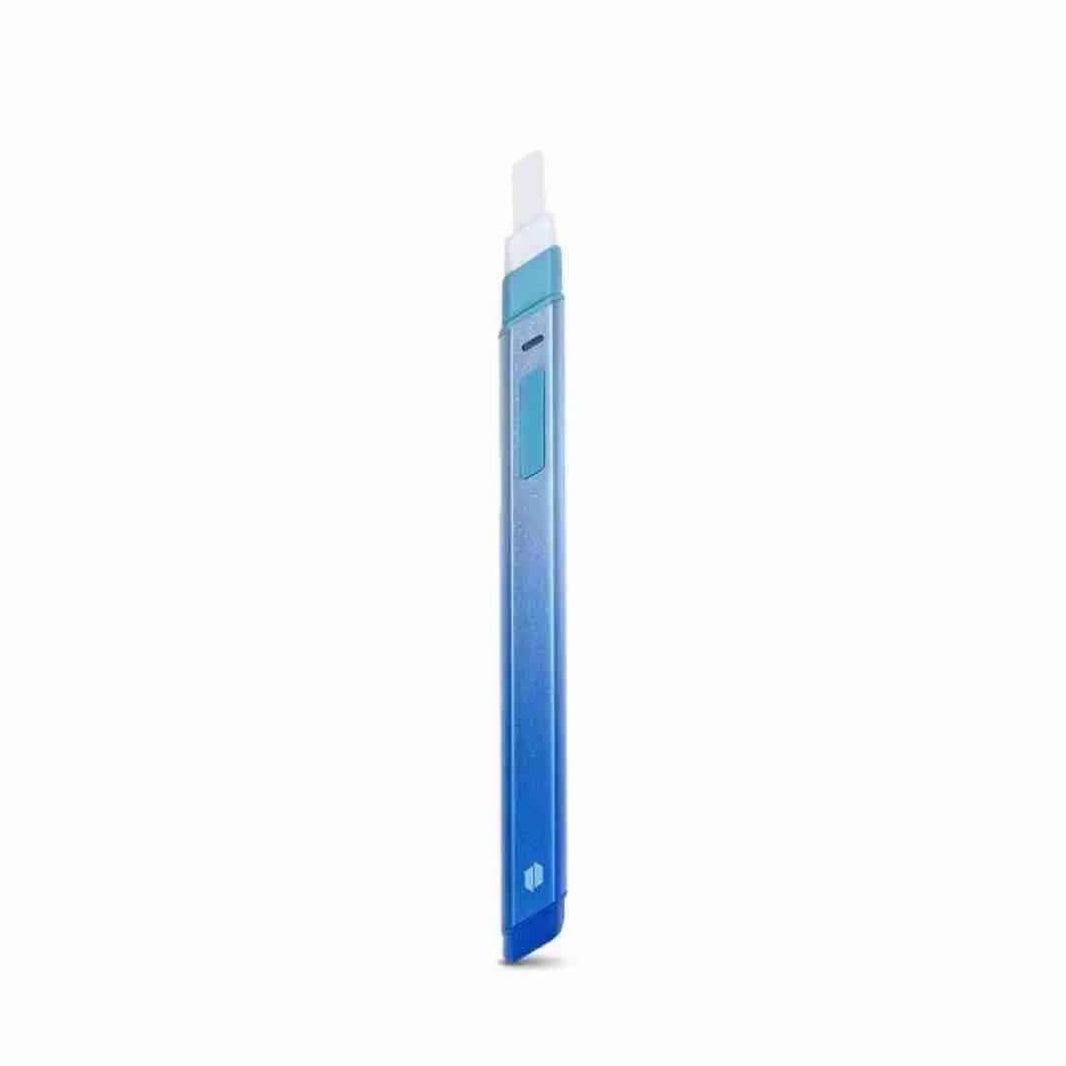 Puffco Hot Knife heated loading tool in blue color with ceramic tip, designed for easy and clean extract loading.