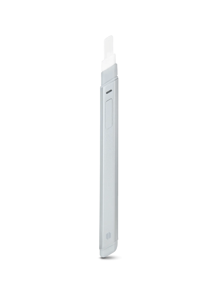 Puffco Hot Knife heated loading tool with ceramic tip, USB-C chargeable for easy extract loading.