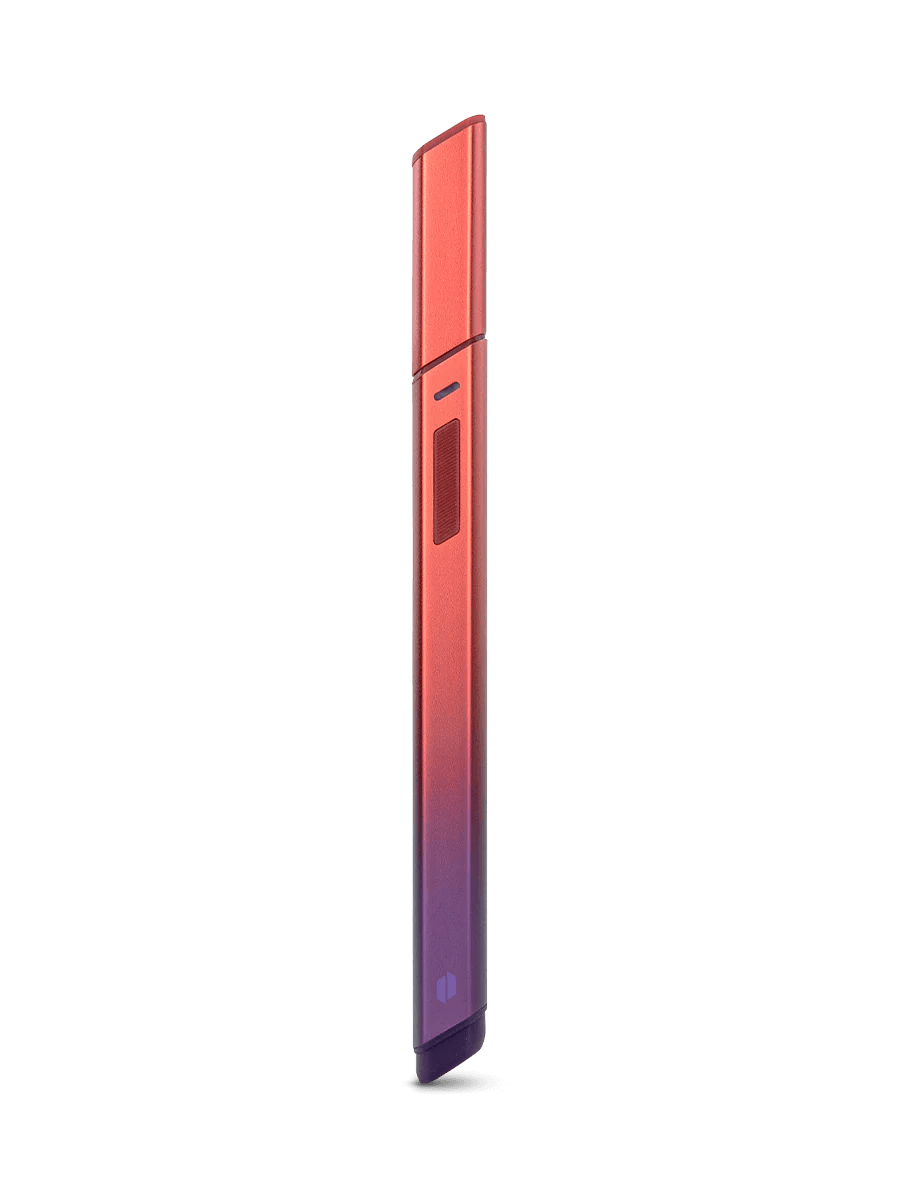 Puffco Hot Knife heated loading tool with a red and purple gradient finish, USB-C chargeable and easy to use.