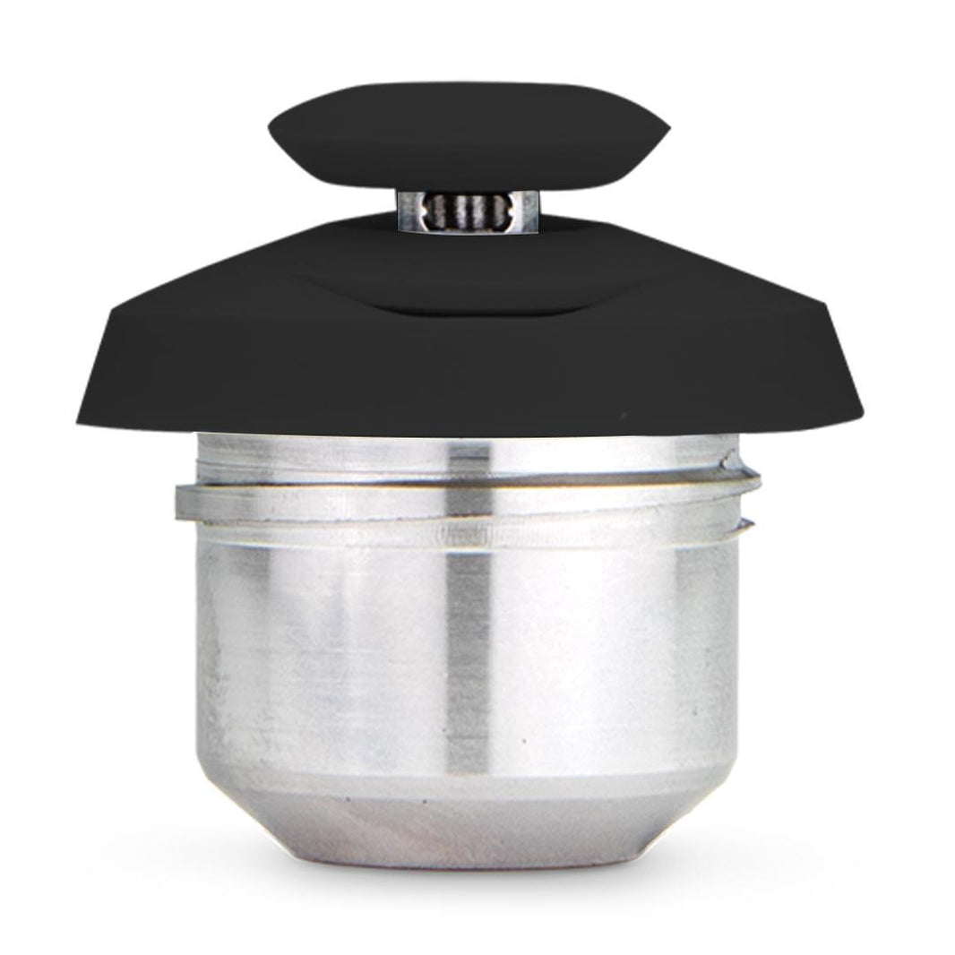 Puffco New Proxy 3D Chamber featuring a black top and metallic base, designed for enhanced vaporization.