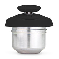 Puffco New Proxy 3D Chamber featuring a black top and metallic base, designed for enhanced vaporization.